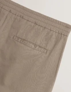 Straight Leg Cotton Linen Pants