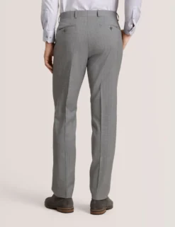 Striped Wool Modern Fit Suit Pants