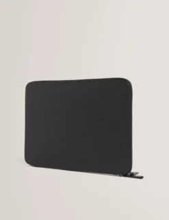Striped Woven Leather 13-Inch Laptop Sleeve