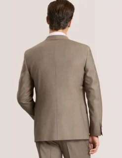 Subtle Check Modern Fit Wool Suit Jacket