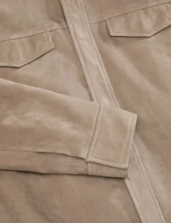 Suede Shirt Jacket