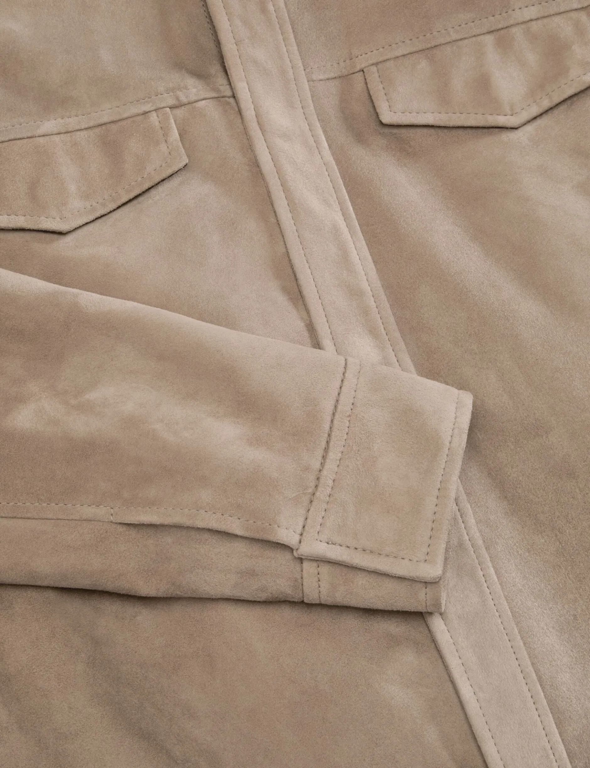 Suede Shirt Jacket