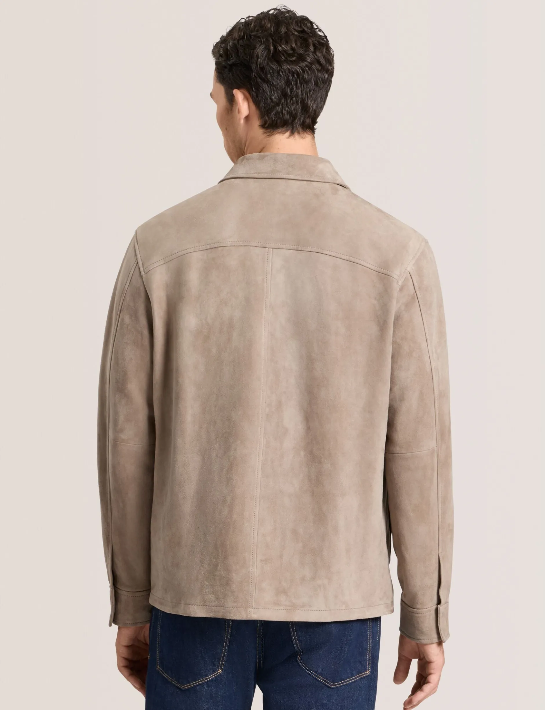 Suede Shirt Jacket
