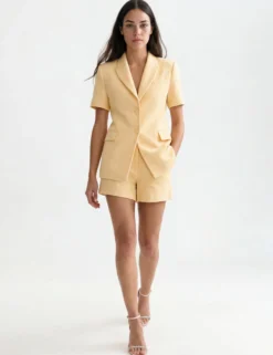 Tailored Woven Straight Leg Shorts