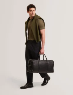 Tapered Stretch Cotton Cargo Pants