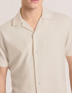 Textured Camp Shirt