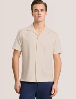 Textured Camp Shirt