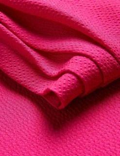 Textured High Neck Sleeveless Top