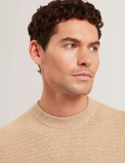 Textured Stitch Marled Knit Jumper