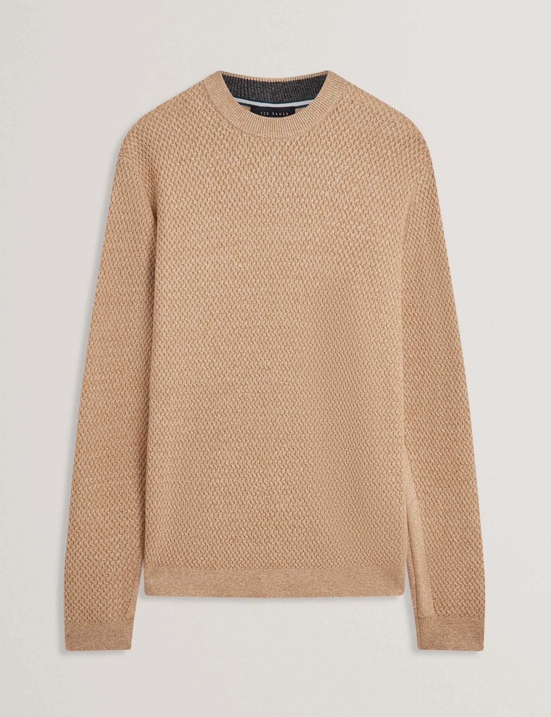 Textured Stitch Marled Knit Jumper