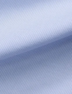 Textured Stretch Cotton Slim Fit Shirt