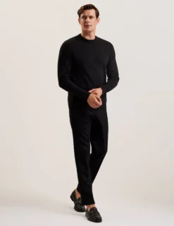 Textured T Knit Crew Neck Jumper