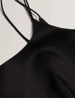Tie Strap Square Neck Mini Dress