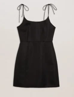 Tie Strap Square Neck Mini Dress