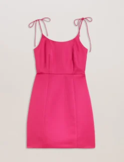 Tie Strap Square Neck Mini Dress