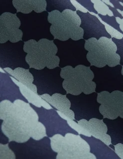 Tile Print Tencel Short Sleeve Shirt