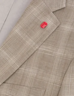 Tonal Check Modern Fit Suit Jacket