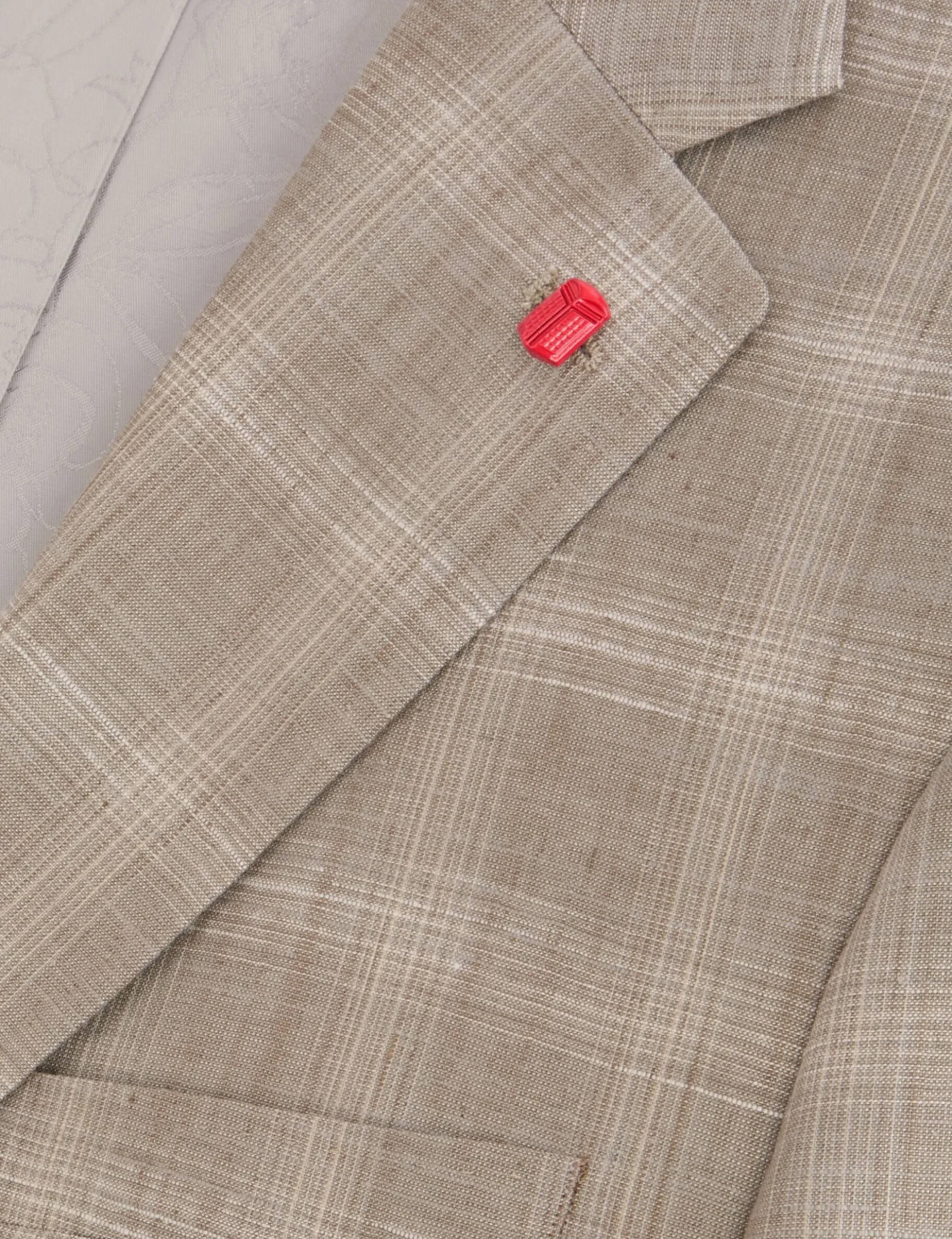 Tonal Check Modern Fit Suit Jacket