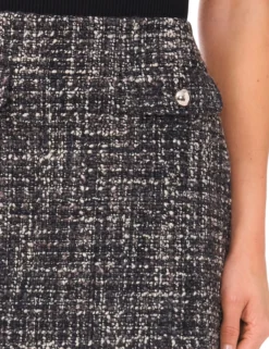 Tweed A-Line Mini Skirt