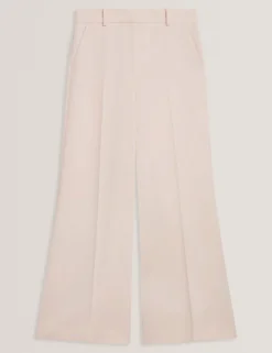 Ultra Wide Leg Woven Tailored Trousers