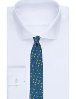 Vine Floral Silk Tie