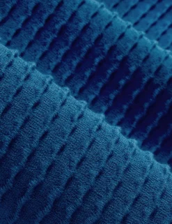 Wave Stitch Pure Cotton Open Neck Polo