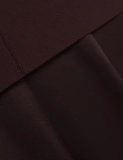 Wide Leg Satin Jumpsuit With Knitted Tank