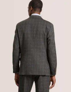Window Check Modern Fit Suit Jacket