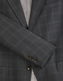 Window Check Modern Fit Suit Jacket