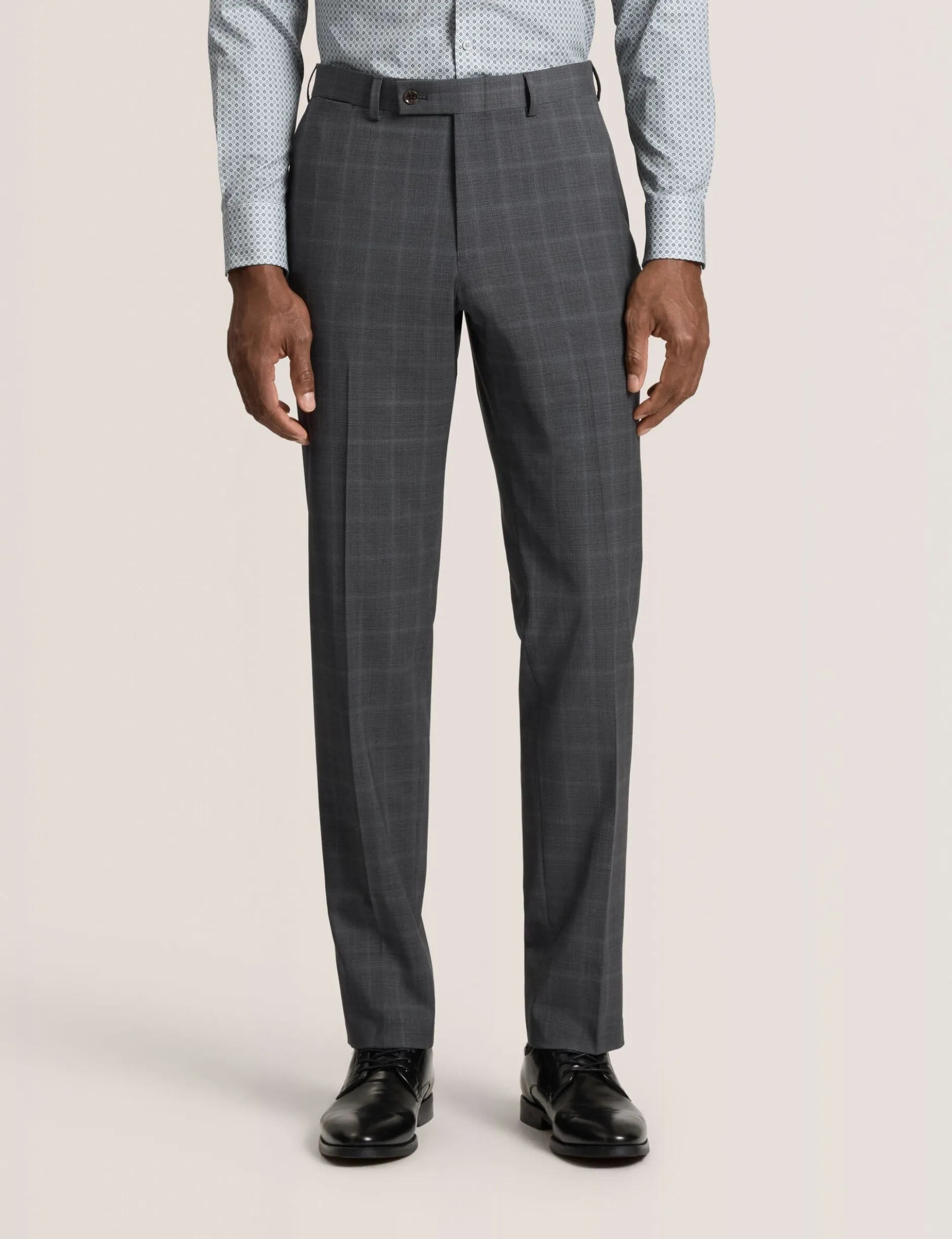 Window Check Modern Fit Suit Pants