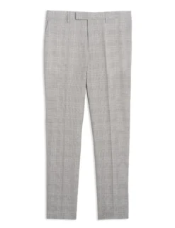Wool Blend Tailored Trousers