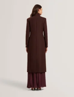 Wool Rich Hourglass Longline Wrap Coat