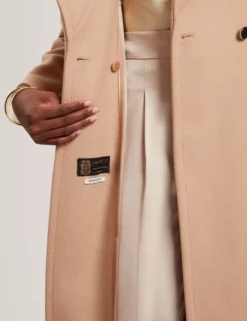 Wool Rich Hourglass Longline Wrap Coat