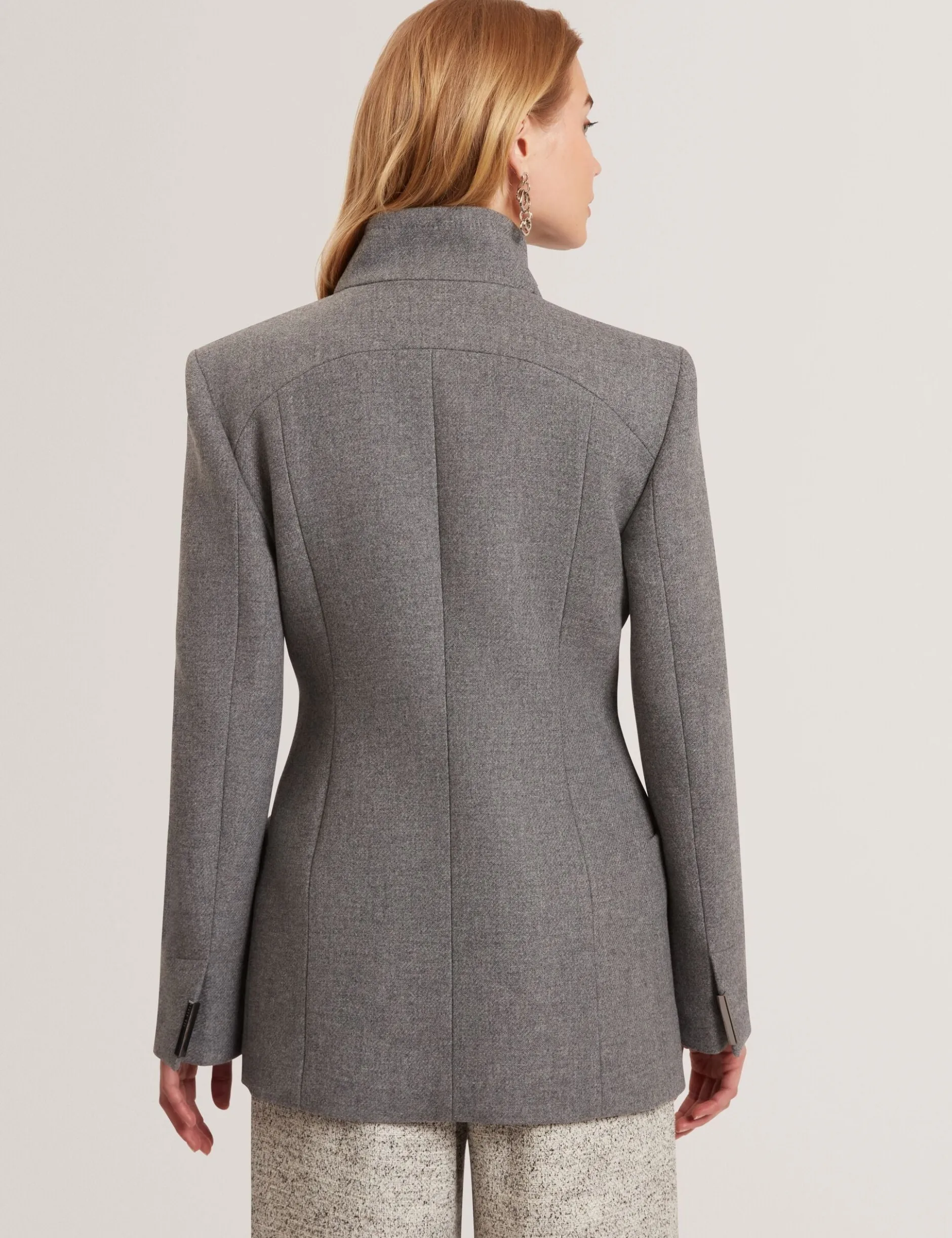 Wool Rich Hourglass Short Wrap Coat