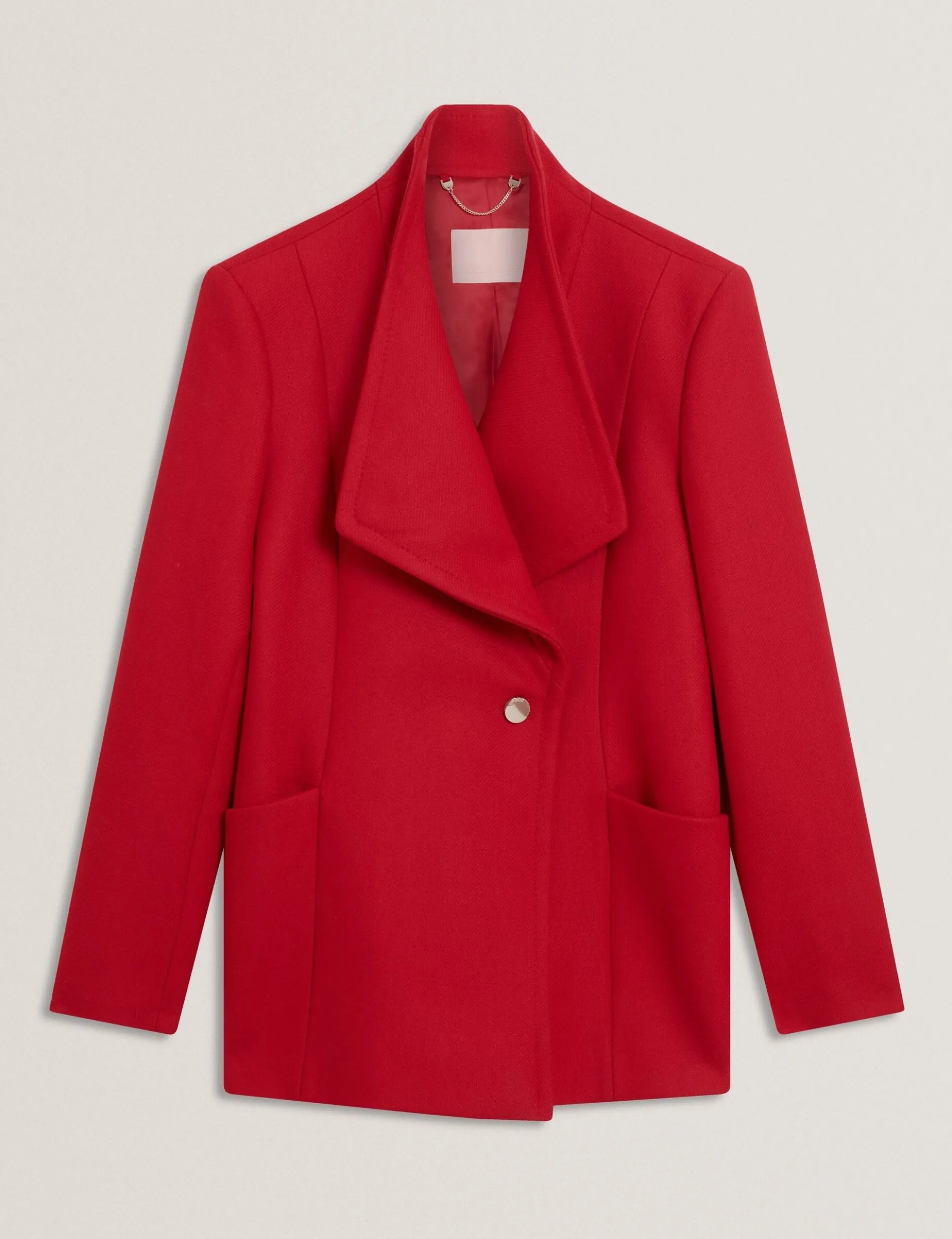 Wool Rich Hourglass Short Wrap Coat