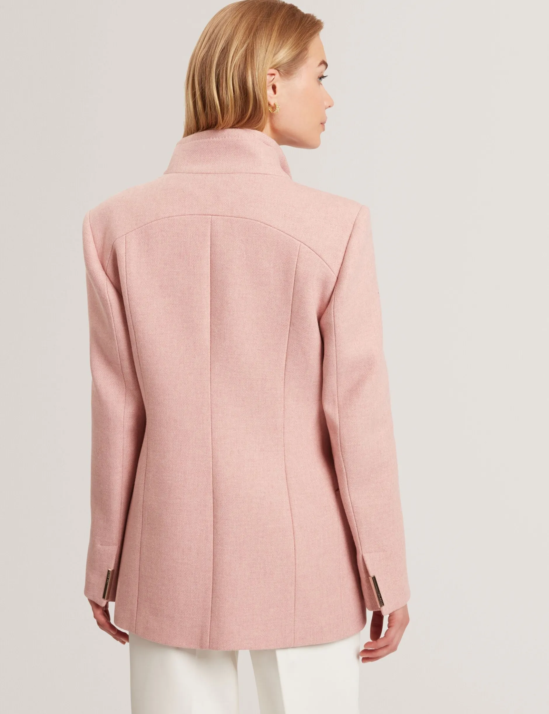 Wool Rich Hourglass Short Wrap Coat