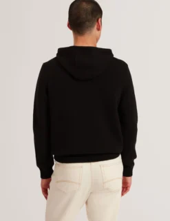 Wool Rich Knit Long Sleeve Hoodie