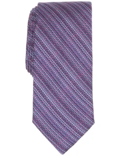 Woven Stripe Silk Tie