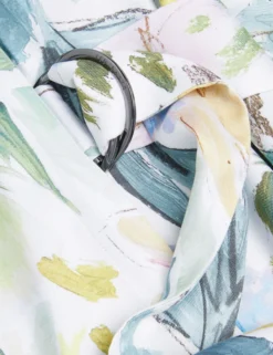 Wrap Front Floral Mini Dress